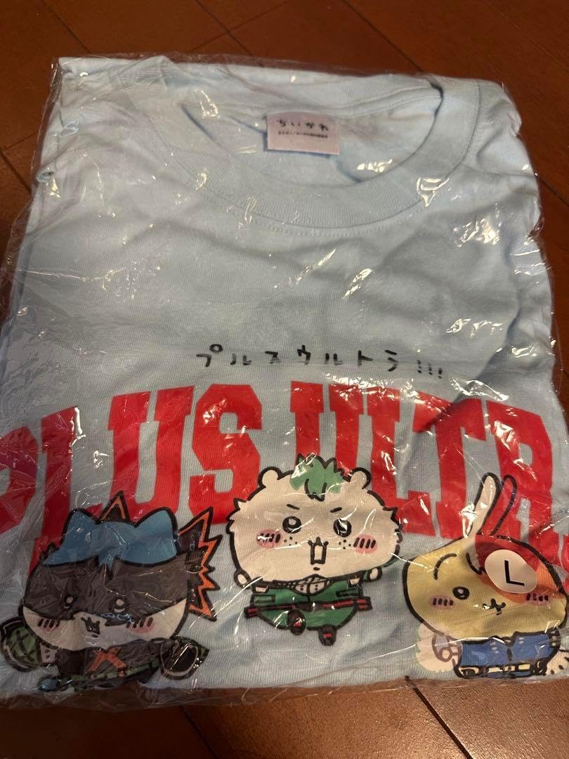 ちいかわ×僕のヒーローアカデミア ヒロアカコラボ Tシャツ Lサイズ ちぃかわ×ヒロアカ 限定Tシャツ L 未開封 僕のヒーロー